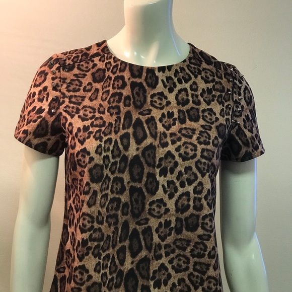 The Blog Leopard Studded Print Shirt - Picture 3 of 3